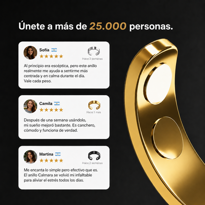 Anillo Dorado Calmara®
